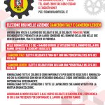ELEZIONE RSU NELLE AZIENDE CAMERON ITALY E CAMERON LEDEEN