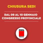 CHIUSURA SEDI – 9 e 10 Gennaio 23