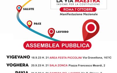 La Via Maestra – Assemblee pubbliche. verso la Manifestazione nazionale del 7 ottobre a Roma