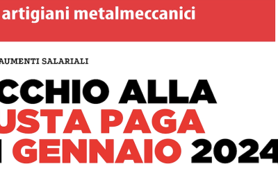 CCNL Artigiani Metalmeccanici – Occhio alla busta paga di Gennaio 2024