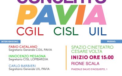 1 MAGGIO – Costruiamo insieme un’Europa di pace, lavoro e giustizia sociale”.