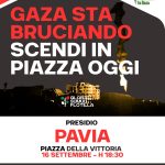 Pavia scende in piazza per Gaza