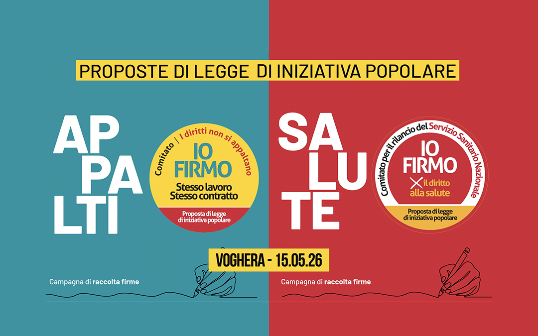 Proposte di legge di iniziativa popolare: sanità pubblica e diritti negli appalti